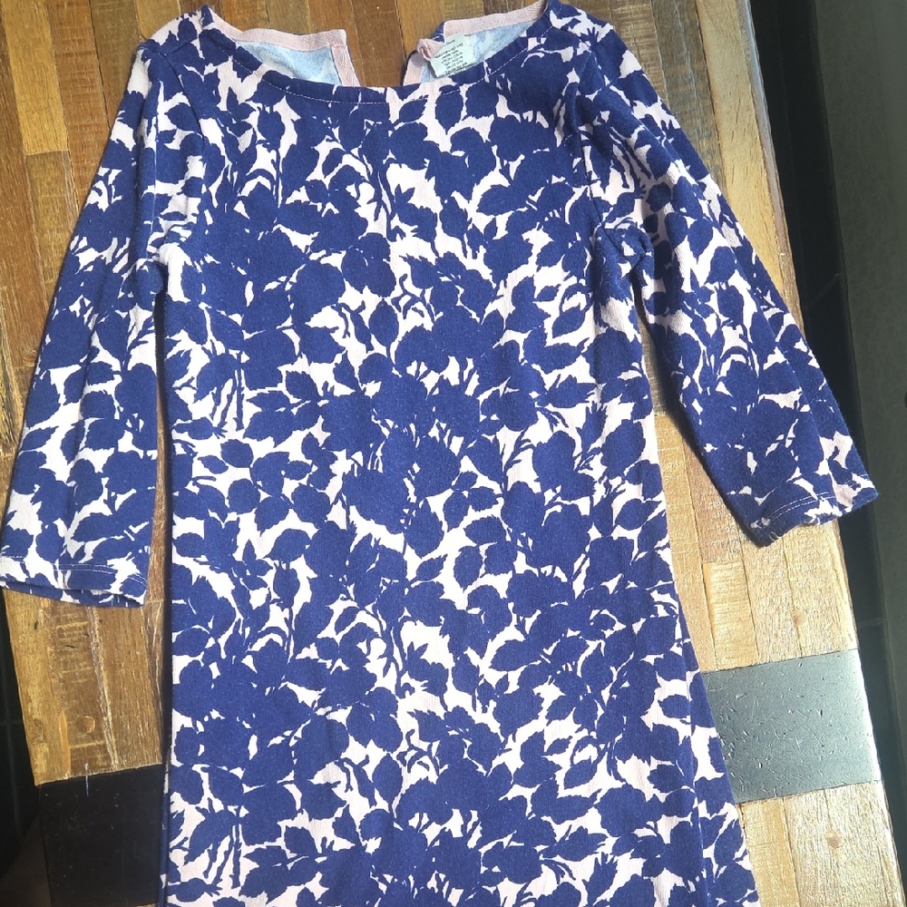 Crewcuts Kids Casual Dress - Blue and Pink Floral
